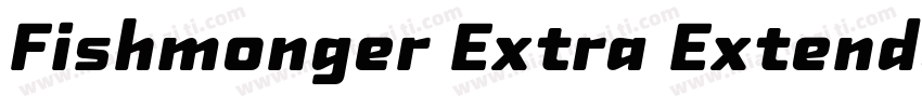 Fishmonger Extra Extended Bold字体转换